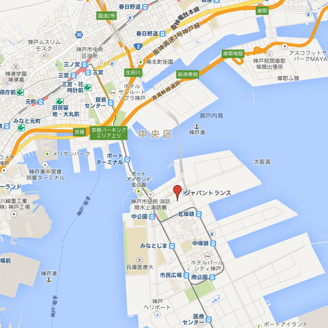 ジャパントランス 地図